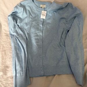 J. Crew Women's Sky Blue Cardigan